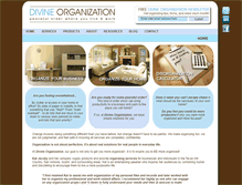 Tablet Screenshot of divineorganization.com